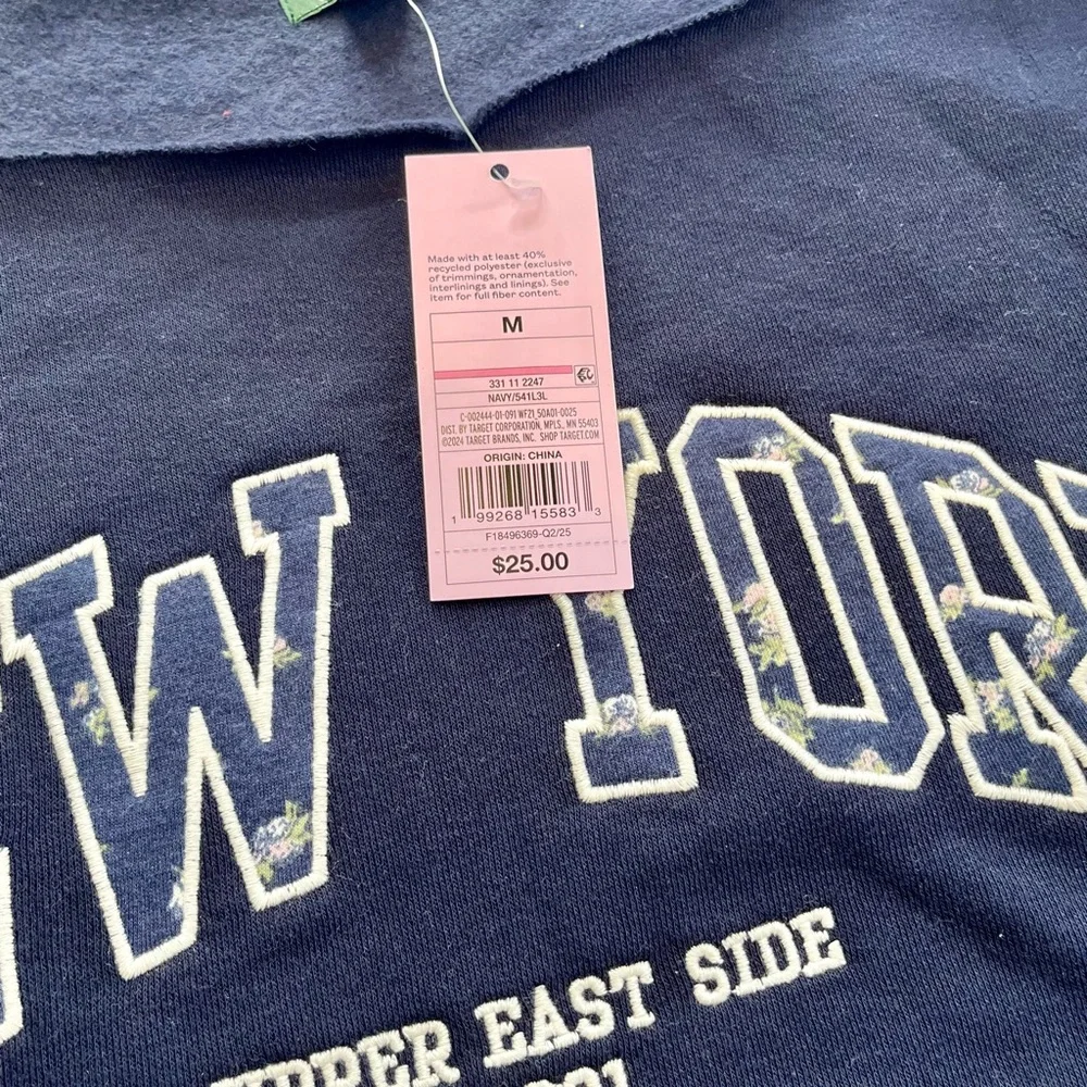 Navy Blue 'New York' Women's Sweater - Picture 7 of 10